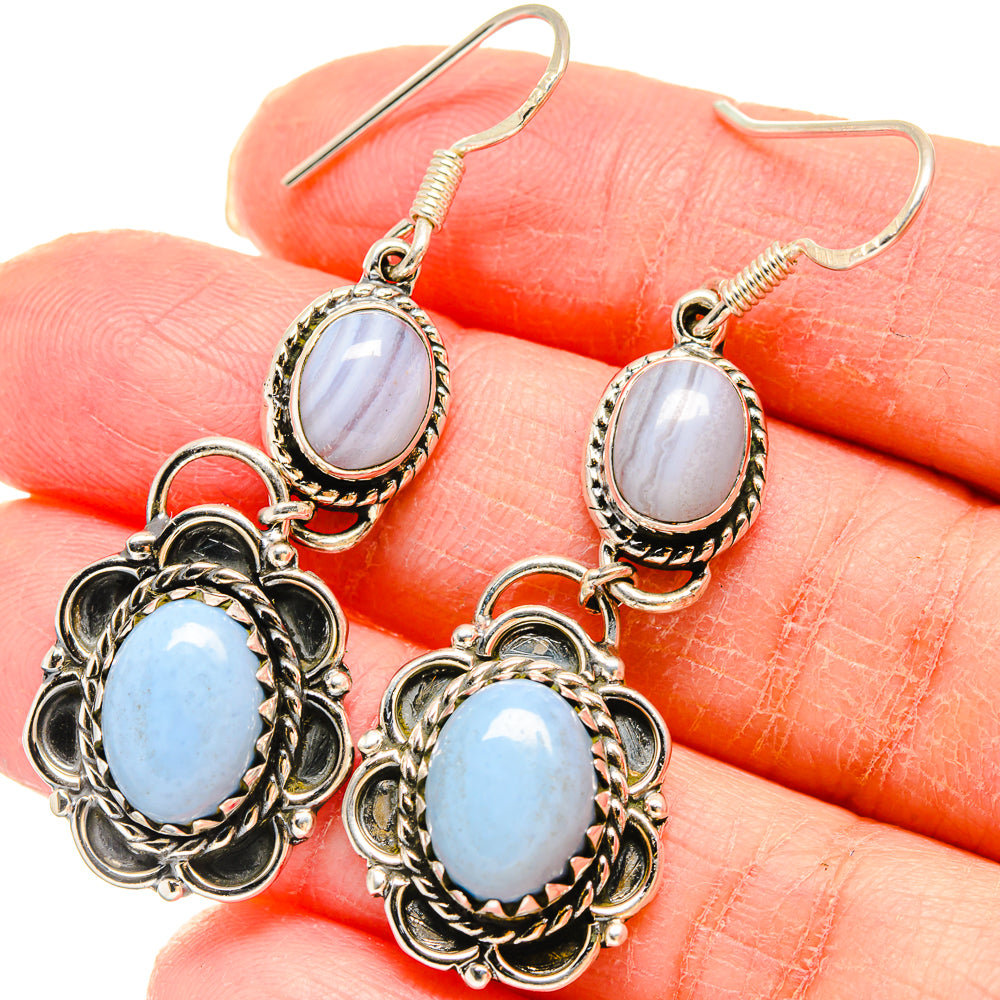 Owyhee Opal Earrings handcrafted by Anasilvercos - EARR422887