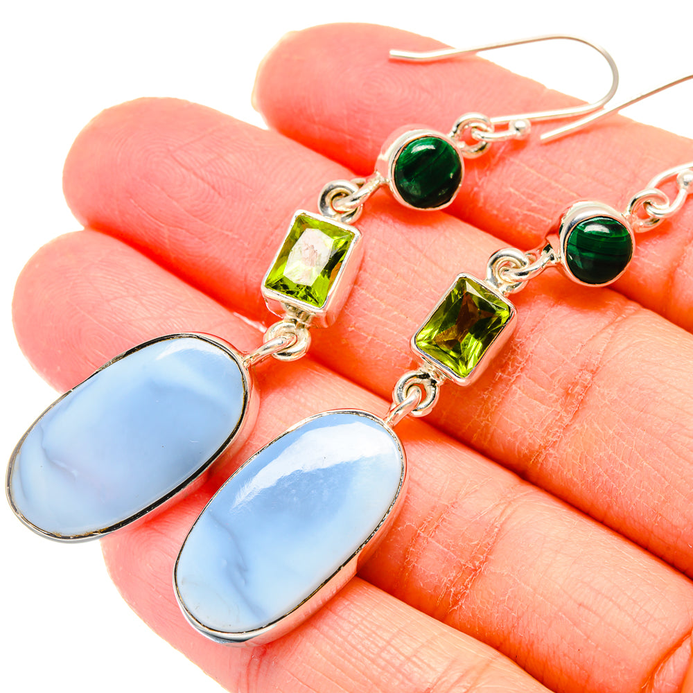 Owyhee Opal Earrings handcrafted by Anasilvercos - EARR422895