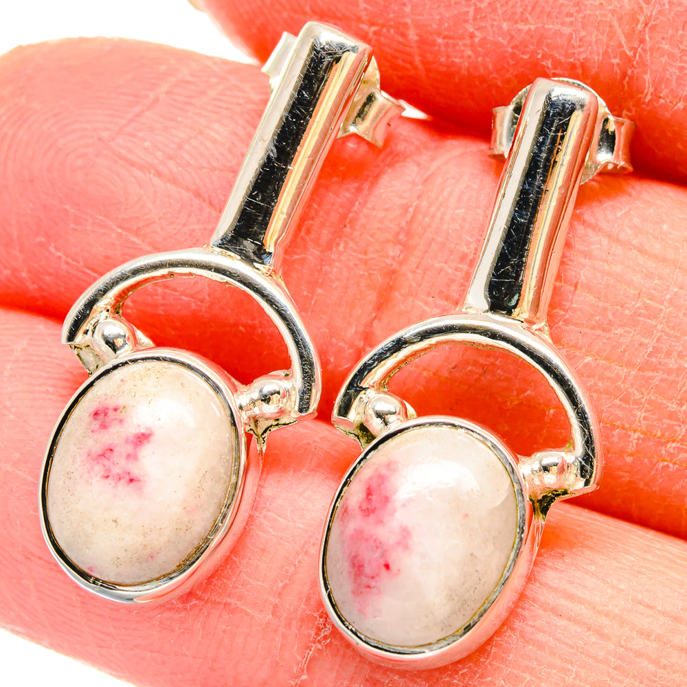 Thulite Earrings handcrafted by Anasilvercos - EARR422916