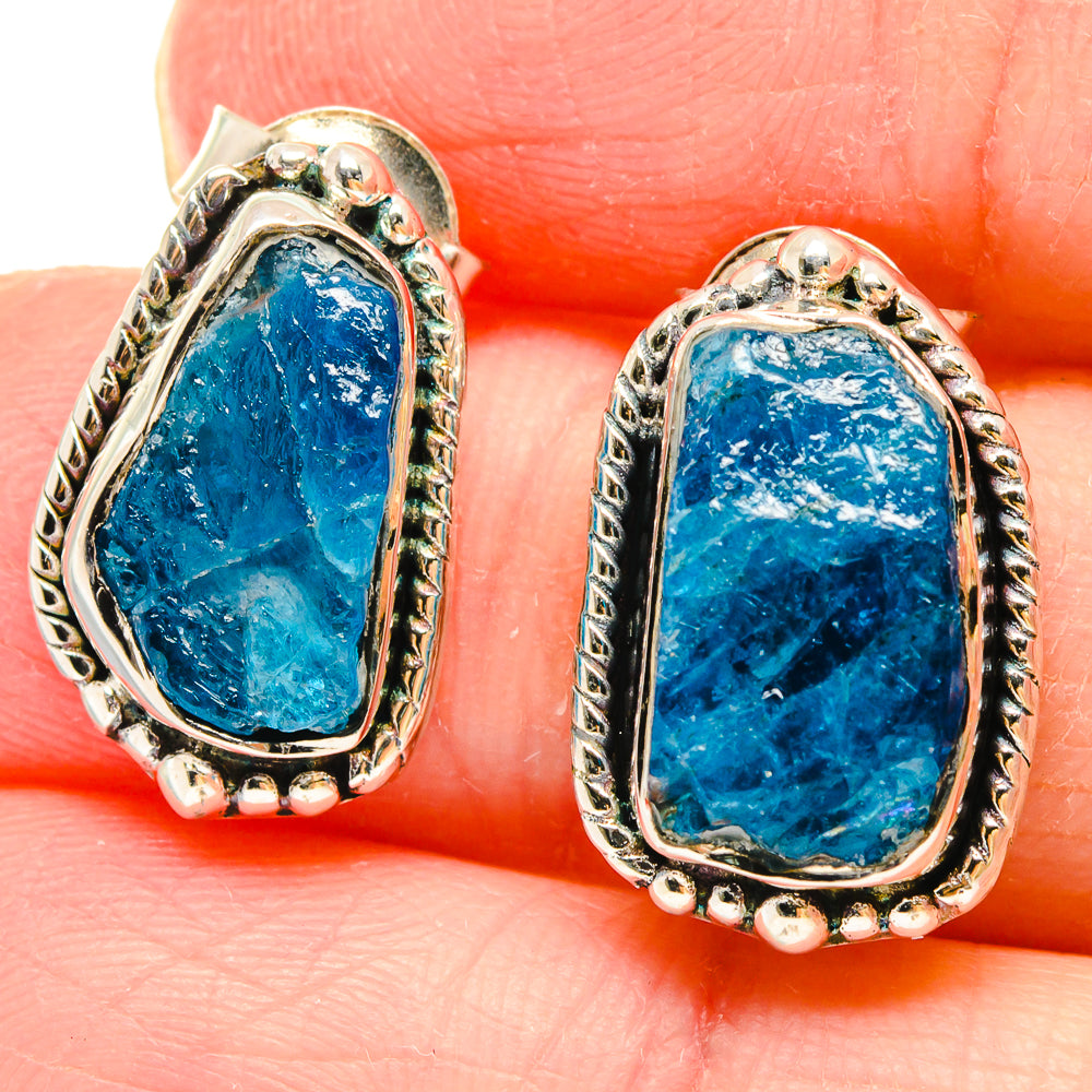 Apatite Earrings handcrafted by Anasilvercos - EARR422956