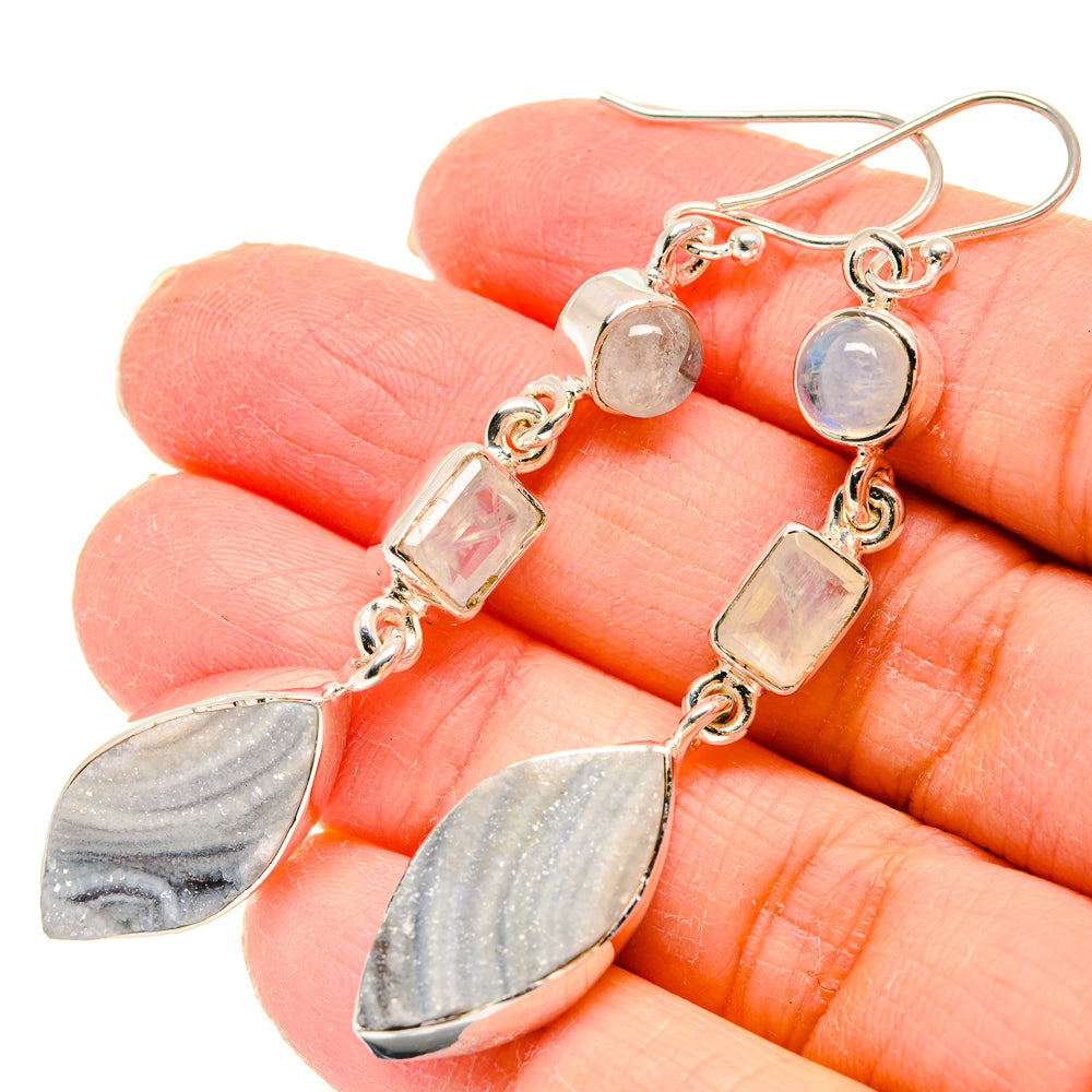 Desert Druzy Earrings handcrafted by Anasilvercos - EARR422965