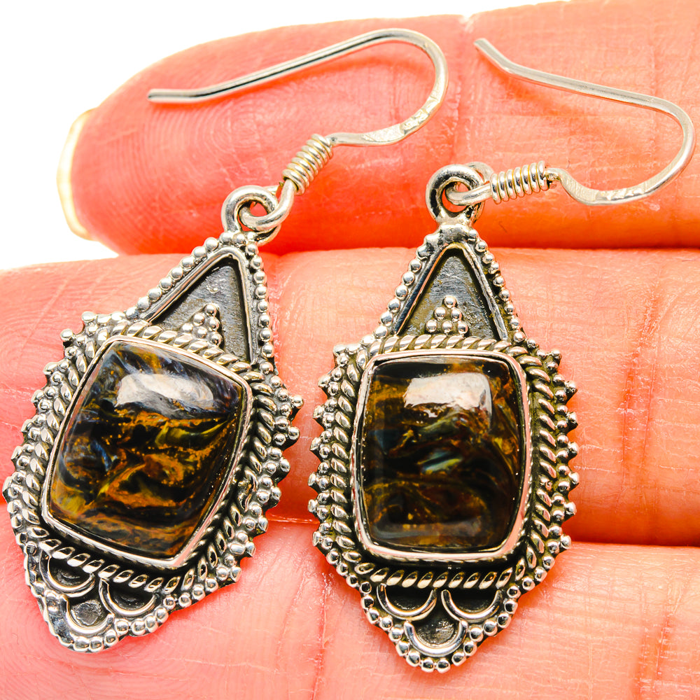 Pietersite Earrings handcrafted by Anasilvercos - EARR422978