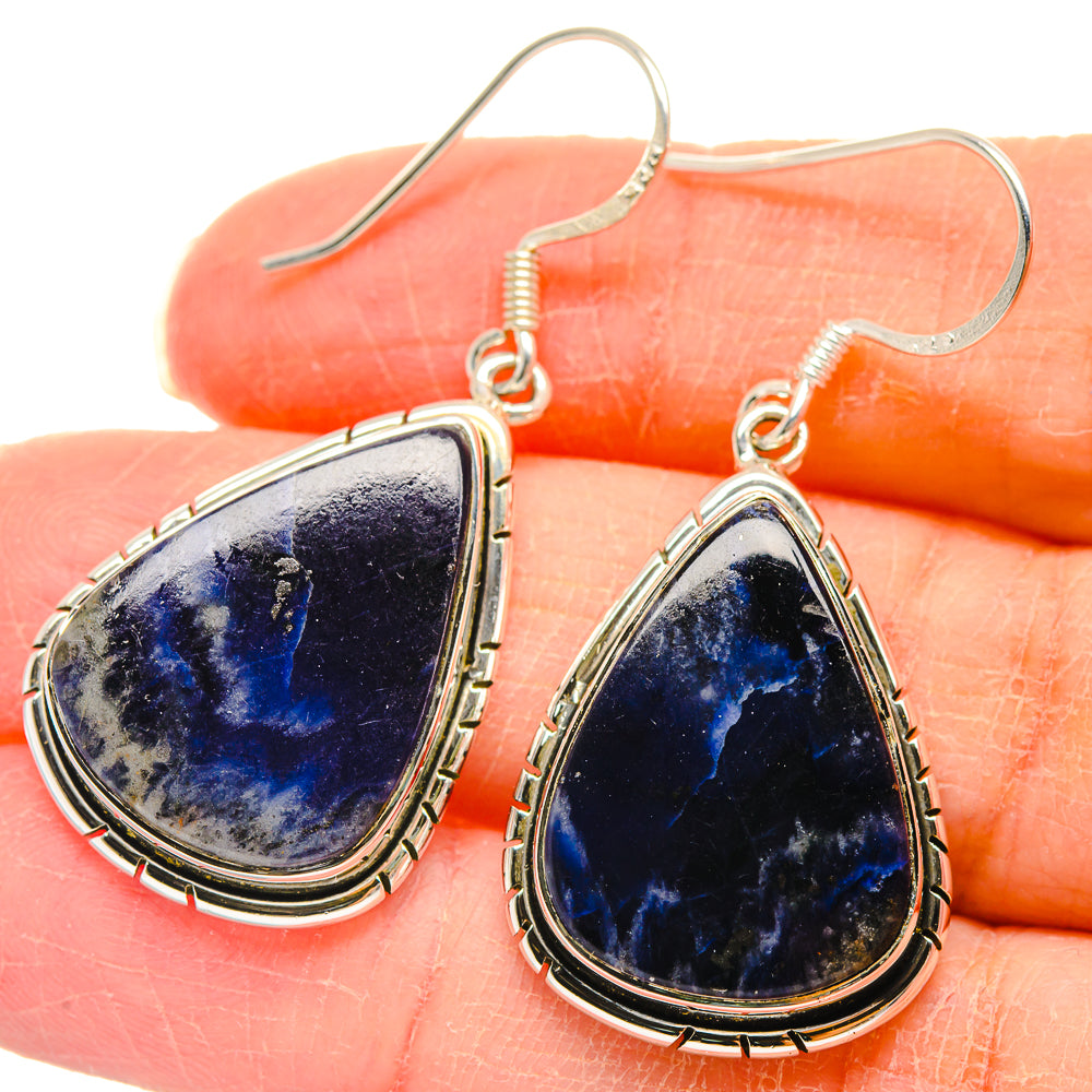 Sodalite Earrings handcrafted by Anasilvercos - EARR423020
