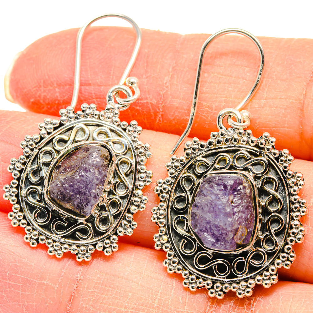 Tanzanite Earrings handcrafted by Anasilvercos - EARR423034