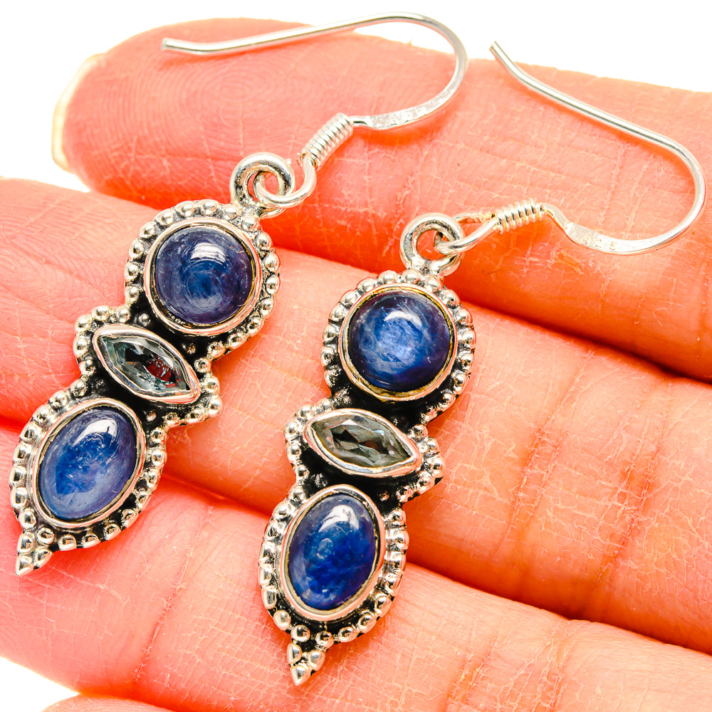 Kyanite Earrings handcrafted by Anasilvercos - EARR423038