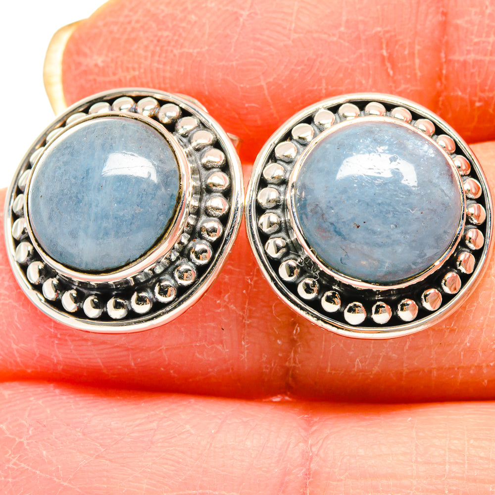 Aquamarine Earrings handcrafted by Anasilvercos - EARR423066