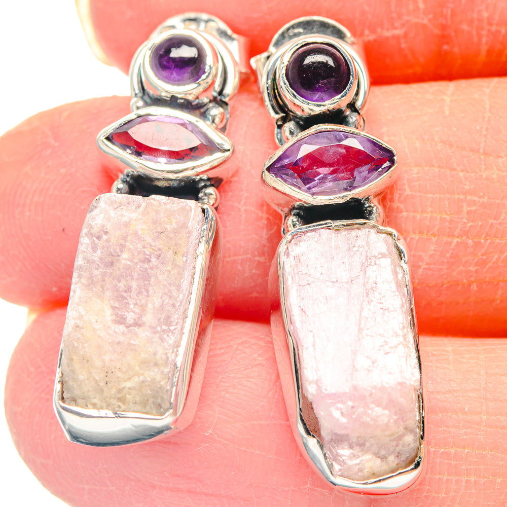 Pink Opal Earrings handcrafted by Anasilvercos - EARR423070