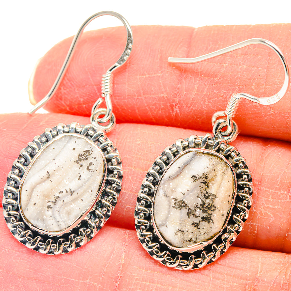 Desert Druzy Earrings handcrafted by Anasilvercos - EARR423073