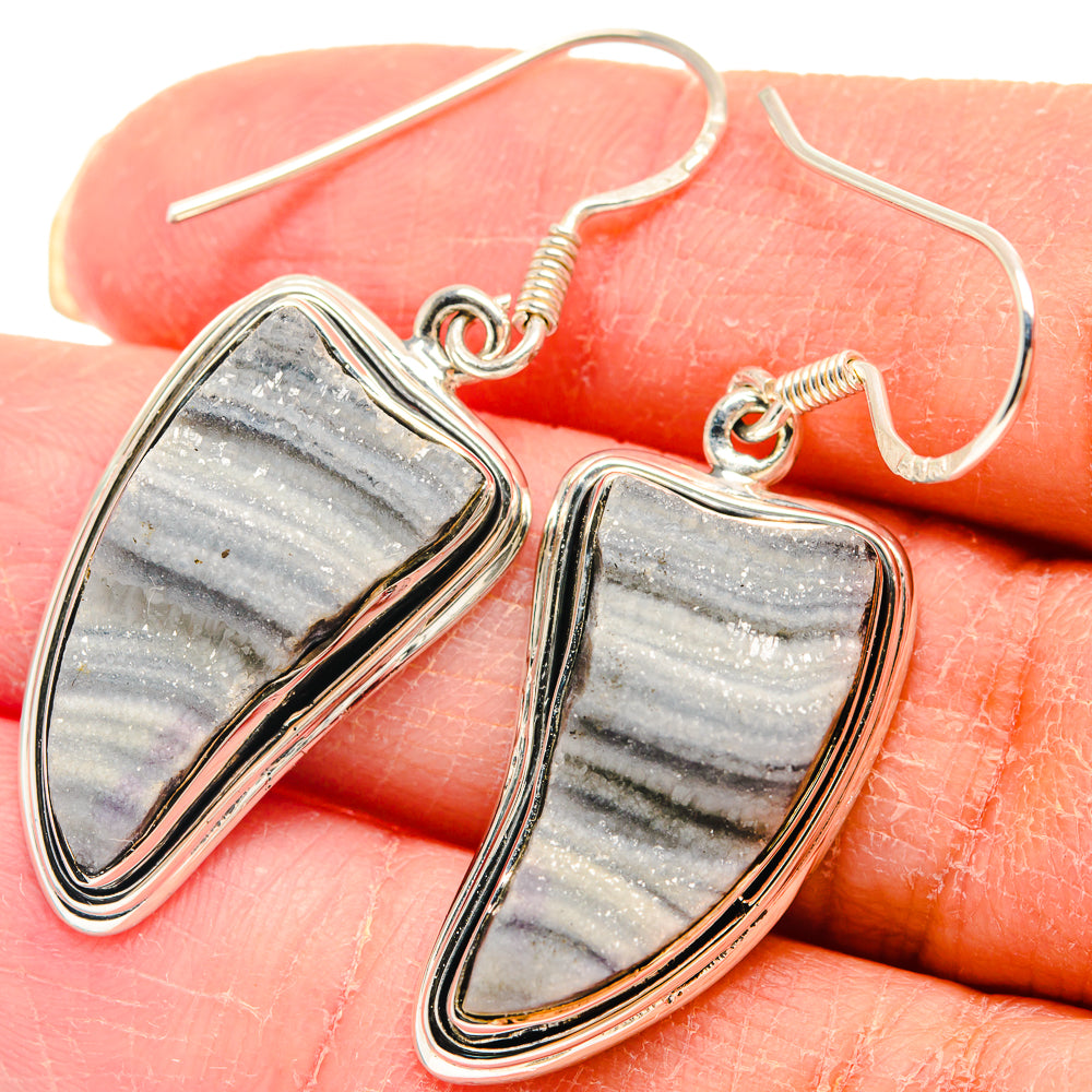 Desert Druzy Earrings handcrafted by Anasilvercos - EARR423103