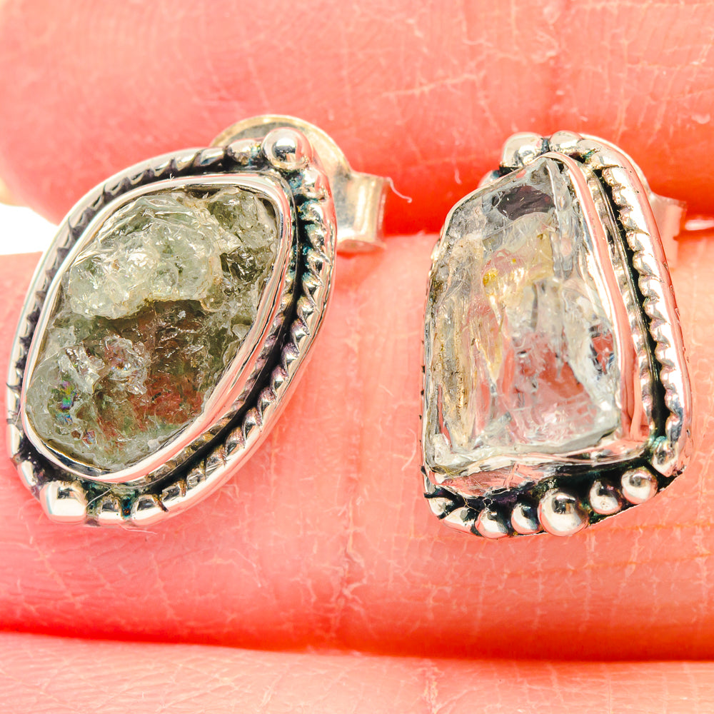 Herkimer Diamond Earrings handcrafted by Anasilvercos - EARR423106