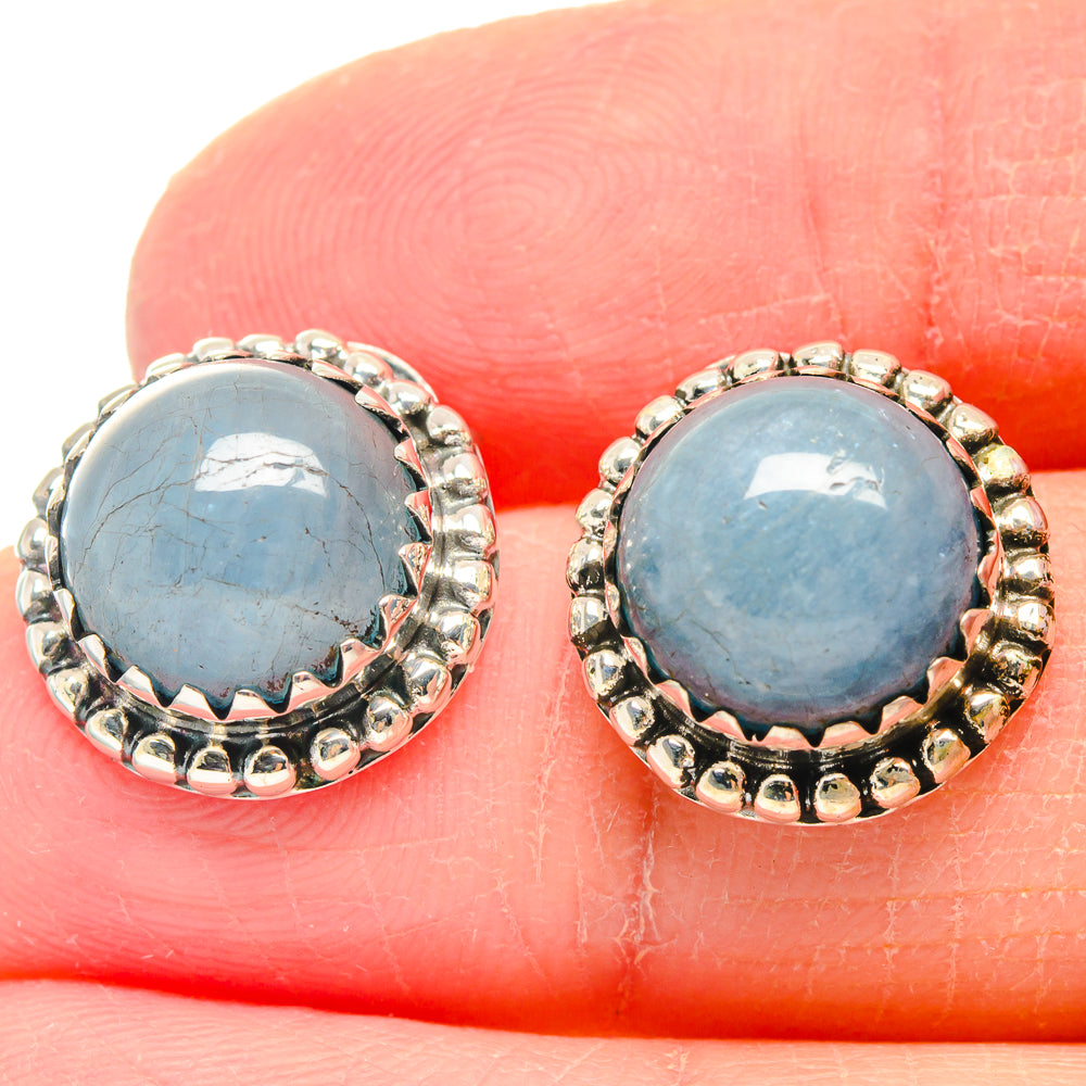 Aquamarine Earrings handcrafted by Anasilvercos - EARR423190