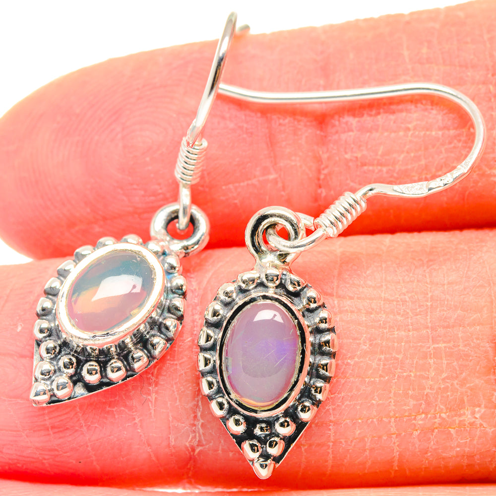 Ethiopian Opal Earrings handcrafted by Anasilvercos - EARR423191