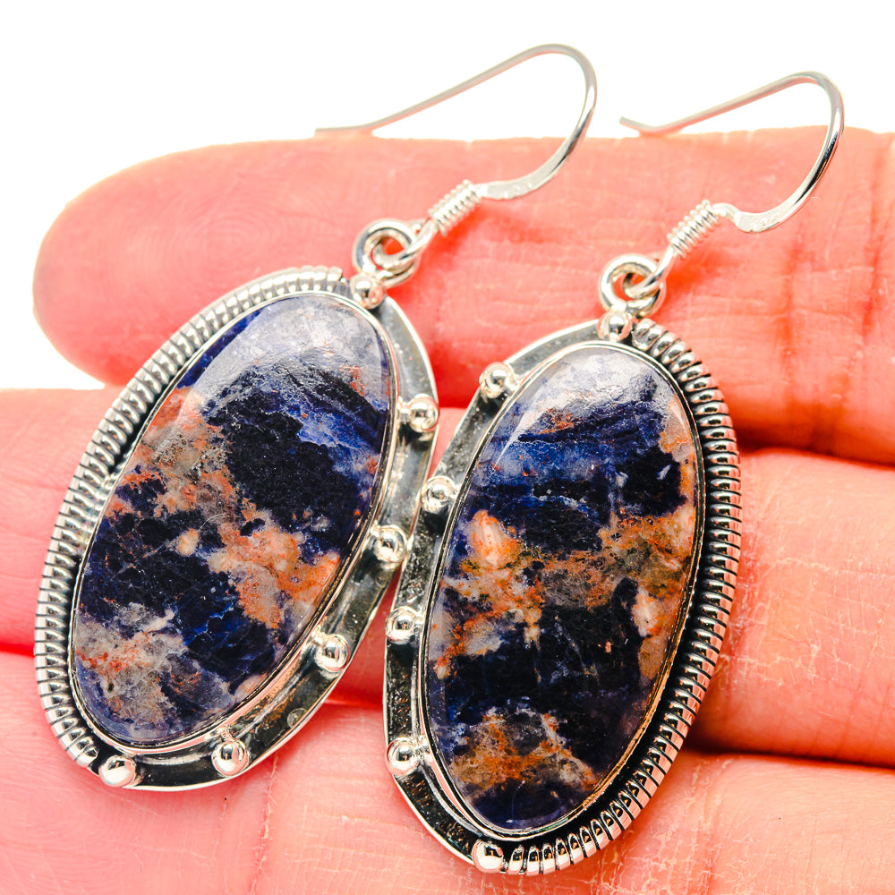 Sodalite Earrings handcrafted by Anasilvercos - EARR423199