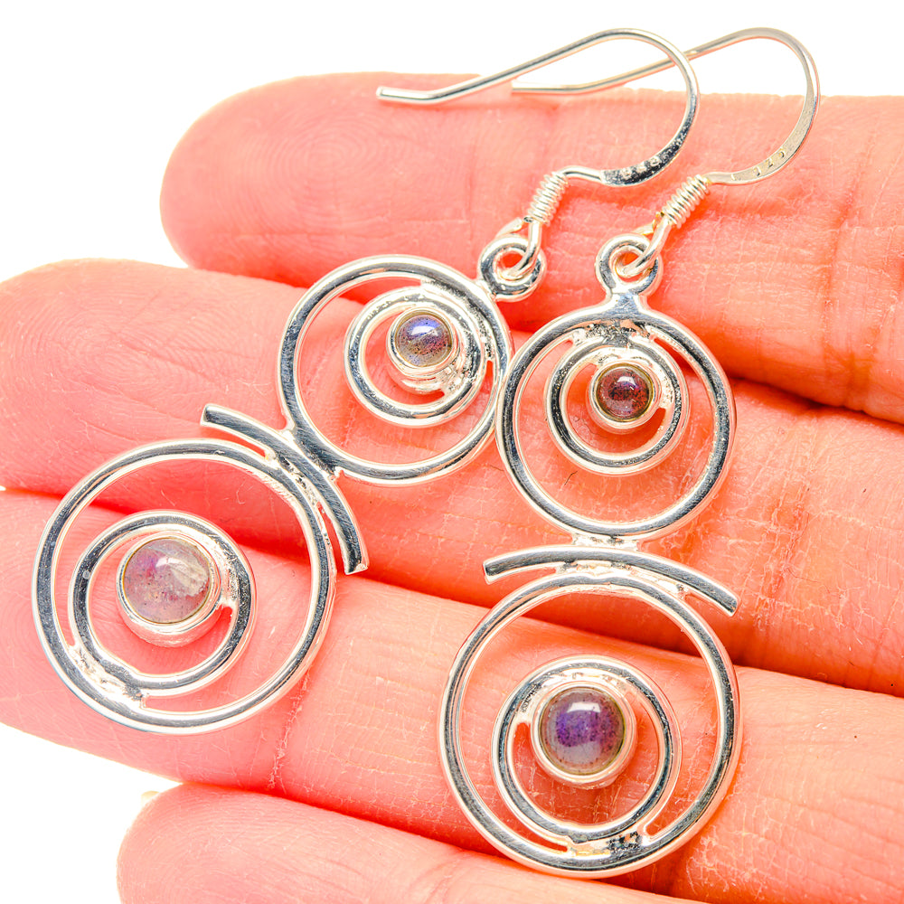 Ethiopian Opal Earrings handcrafted by Anasilvercos - EARR423212