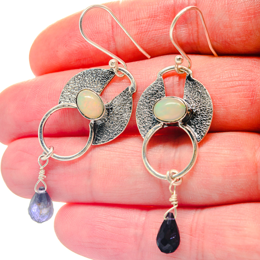 Tanzanite Earrings handcrafted by Anasilvercos - EARR423219