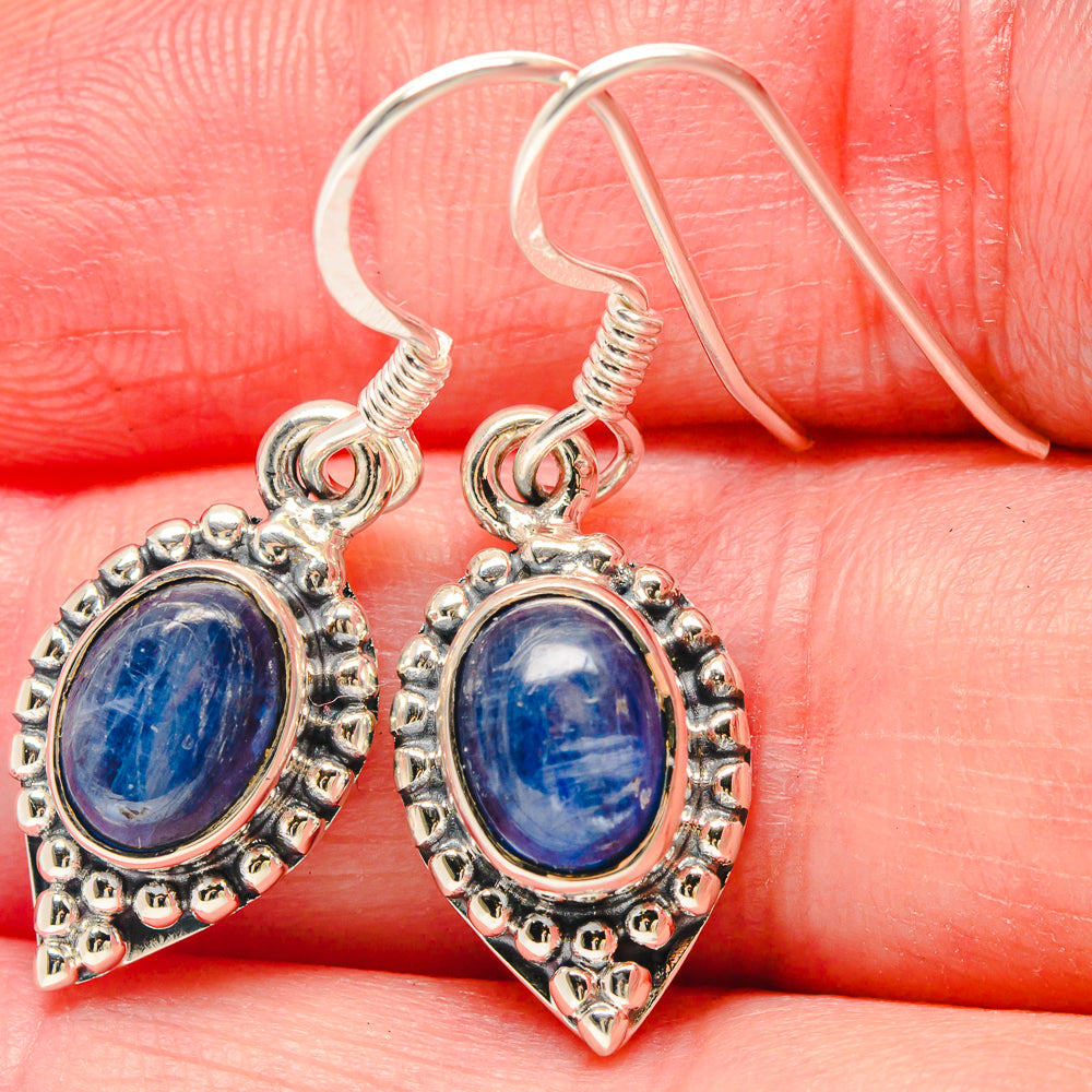 Kyanite Earrings handcrafted by Anasilvercos - EARR423223