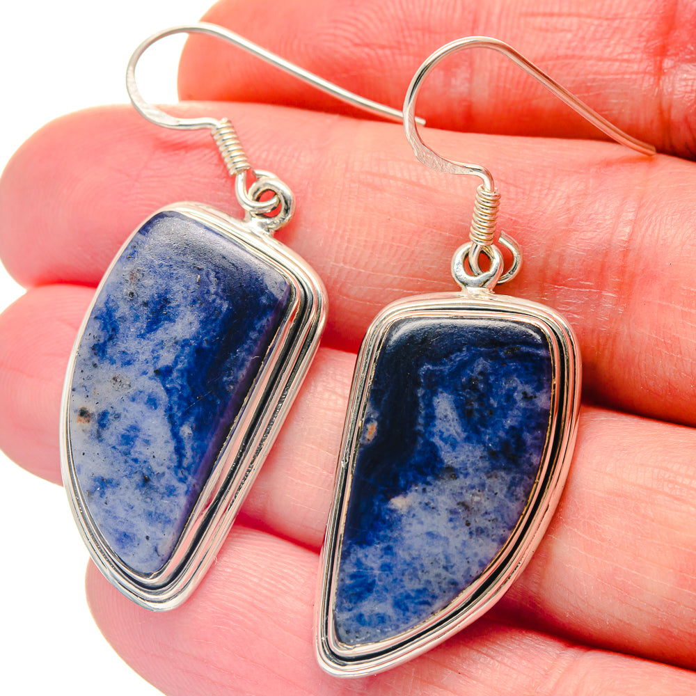 Sodalite Earrings handcrafted by Anasilvercos - EARR423238