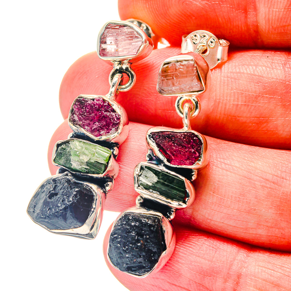 Black Tourmaline Earrings handcrafted by Anasilvercos - EARR423280