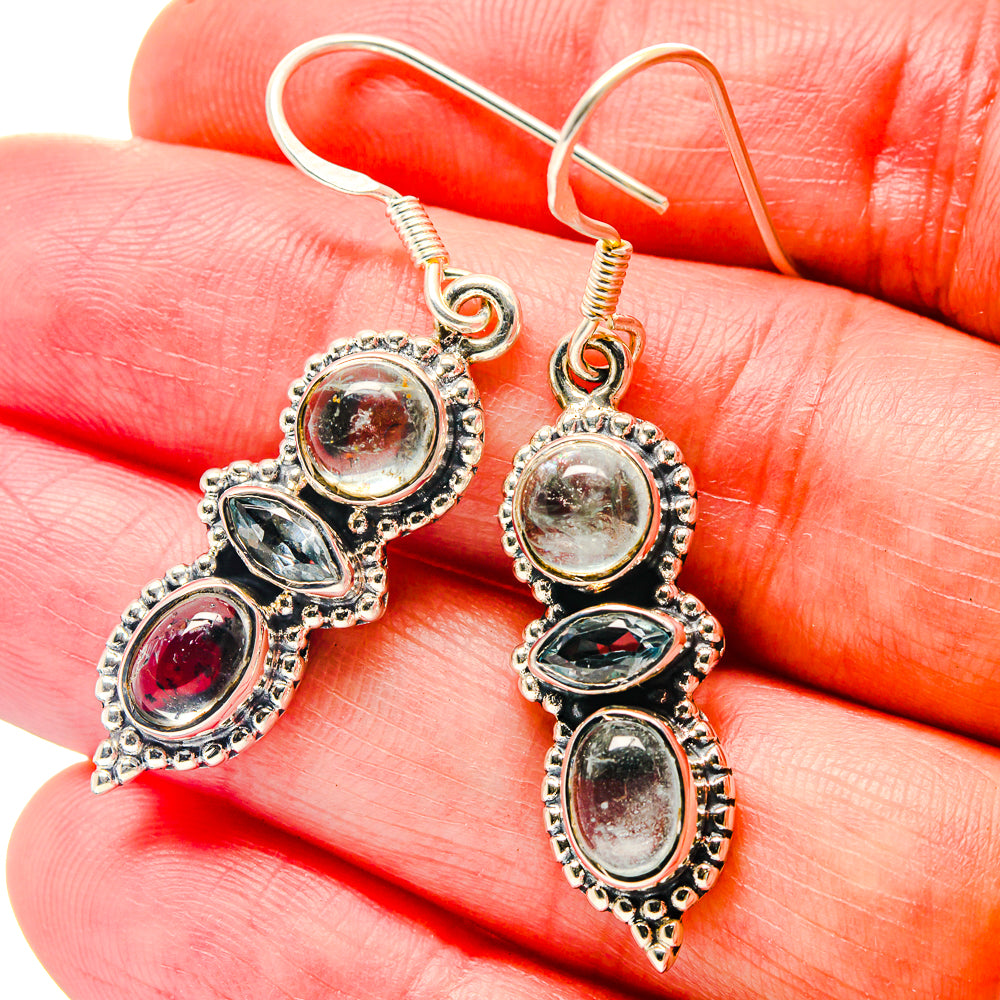 Aquamarine Earrings handcrafted by Anasilvercos - EARR423289