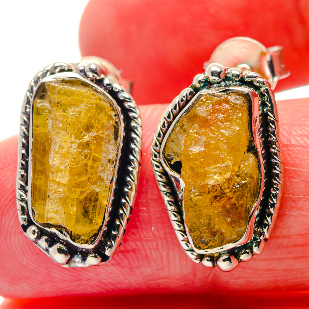 Citrine Earrings handcrafted by Anasilvercos - EARR423318