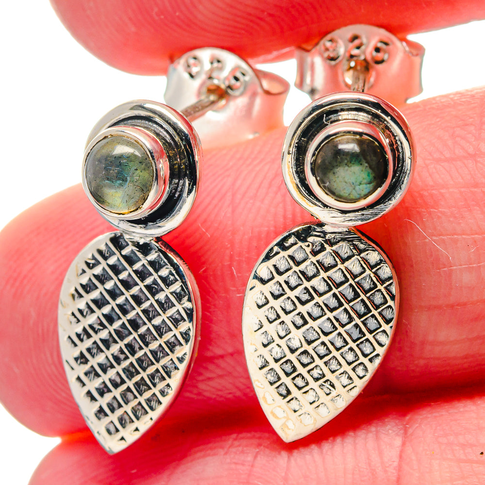 Labradorite Earrings handcrafted by Anasilvercos - EARR423320