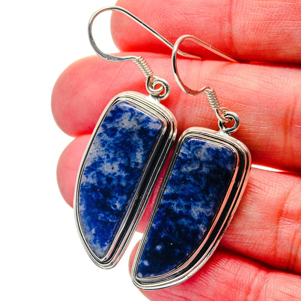 Sodalite Earrings handcrafted by Anasilvercos - EARR423321
