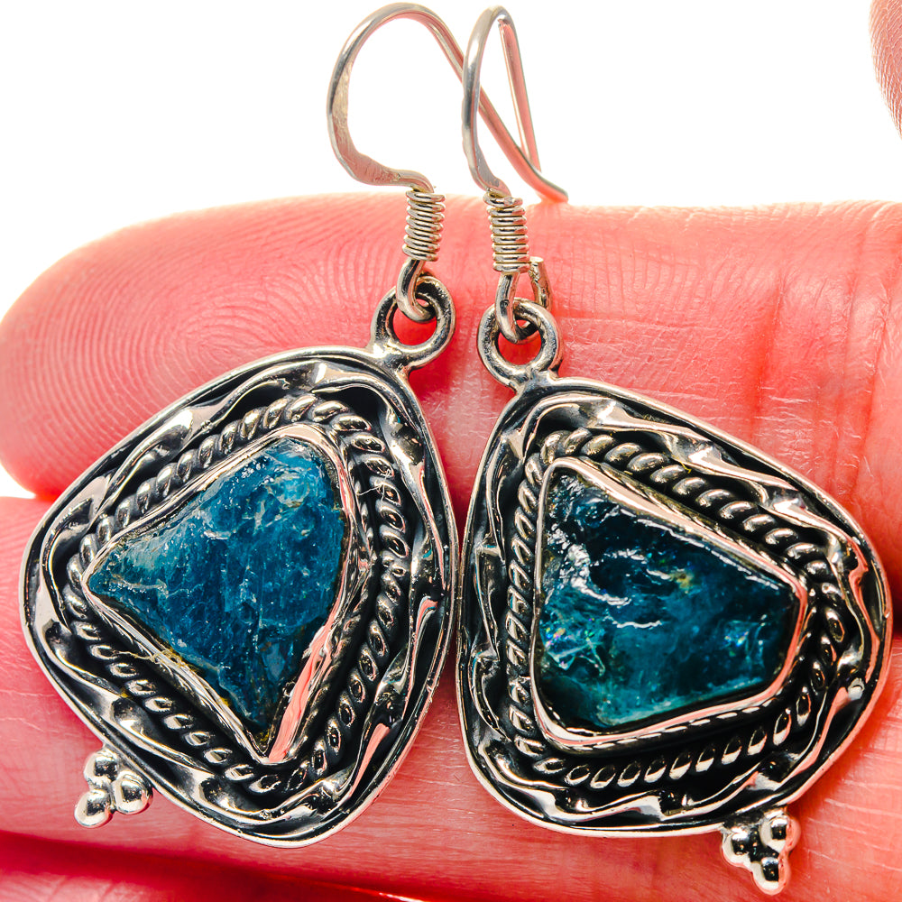 Apatite Earrings handcrafted by Anasilvercos - EARR423346