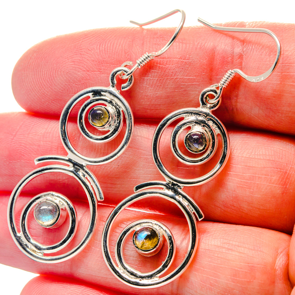 Labradorite Earrings handcrafted by Anasilvercos - EARR423352
