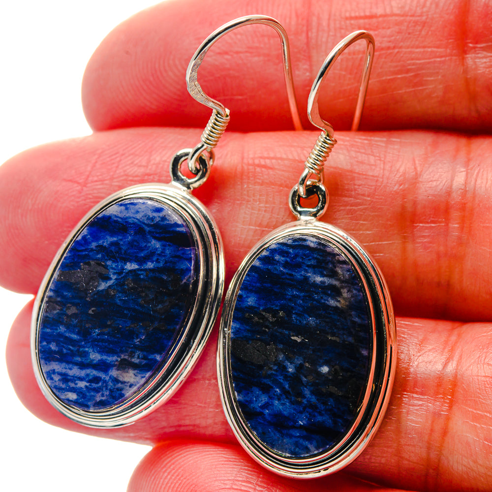 Sodalite Earrings handcrafted by Anasilvercos - EARR423357