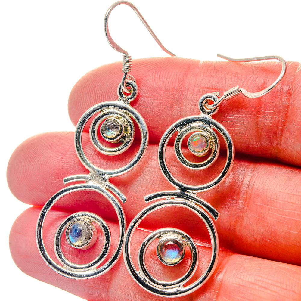 Ethiopian Opal Earrings handcrafted by Anasilvercos - EARR423360