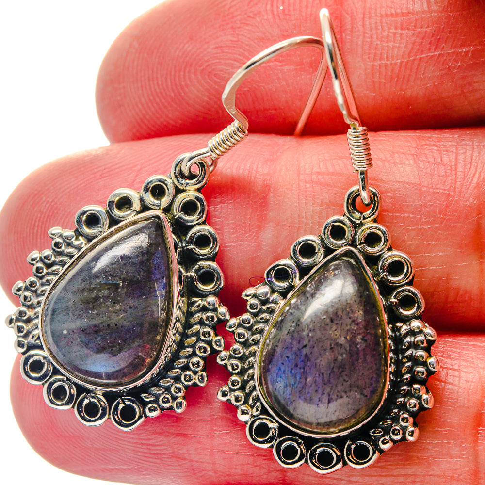 Labradorite Earrings handcrafted by Anasilvercos - EARR423379