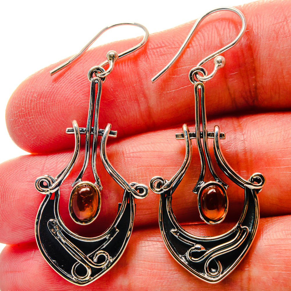 Carnelian Earrings handcrafted by Anasilvercos - EARR423399