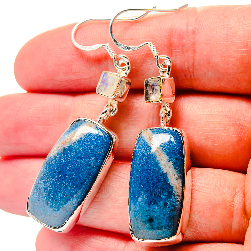 Apatite Earrings handcrafted by Anasilvercos - EARR423414