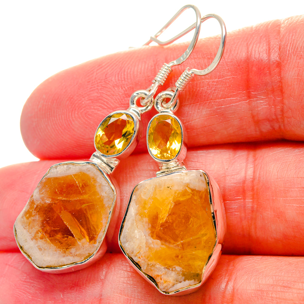 Rainbow Moonstone Pendants handcrafted by Anasilvercos - EARR423450