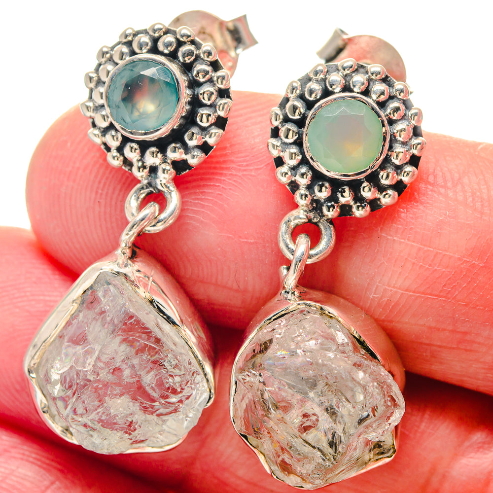 Laguna Lace Agate Pendants handcrafted by Anasilvercos - EARR423467