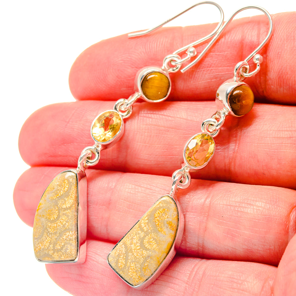 Pink Tourmaline Earrings handcrafted by Anasilvercos - EARR423498