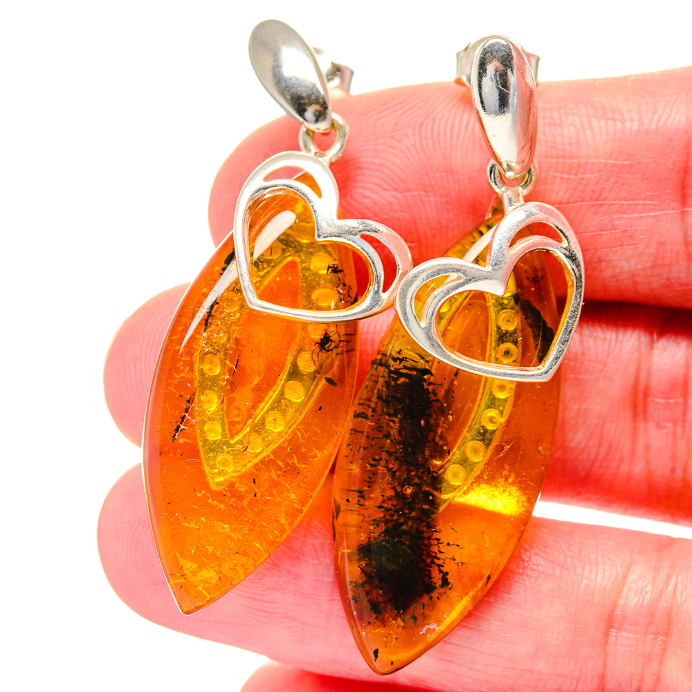 Baltic Amber Earrings handcrafted by Anasilvercos - EARR423519