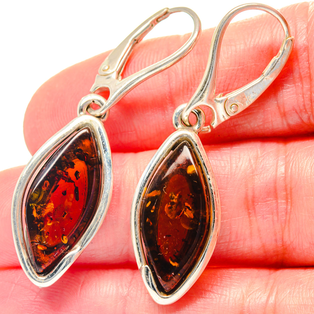 Baltic Amber Earrings handcrafted by Anasilvercos - EARR423529