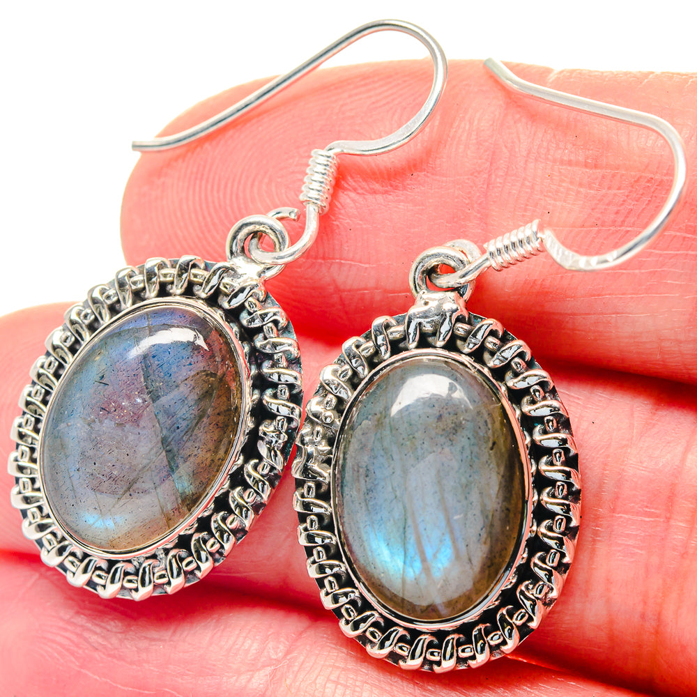 Labradorite Earrings handcrafted by Anasilvercos - EARR423552