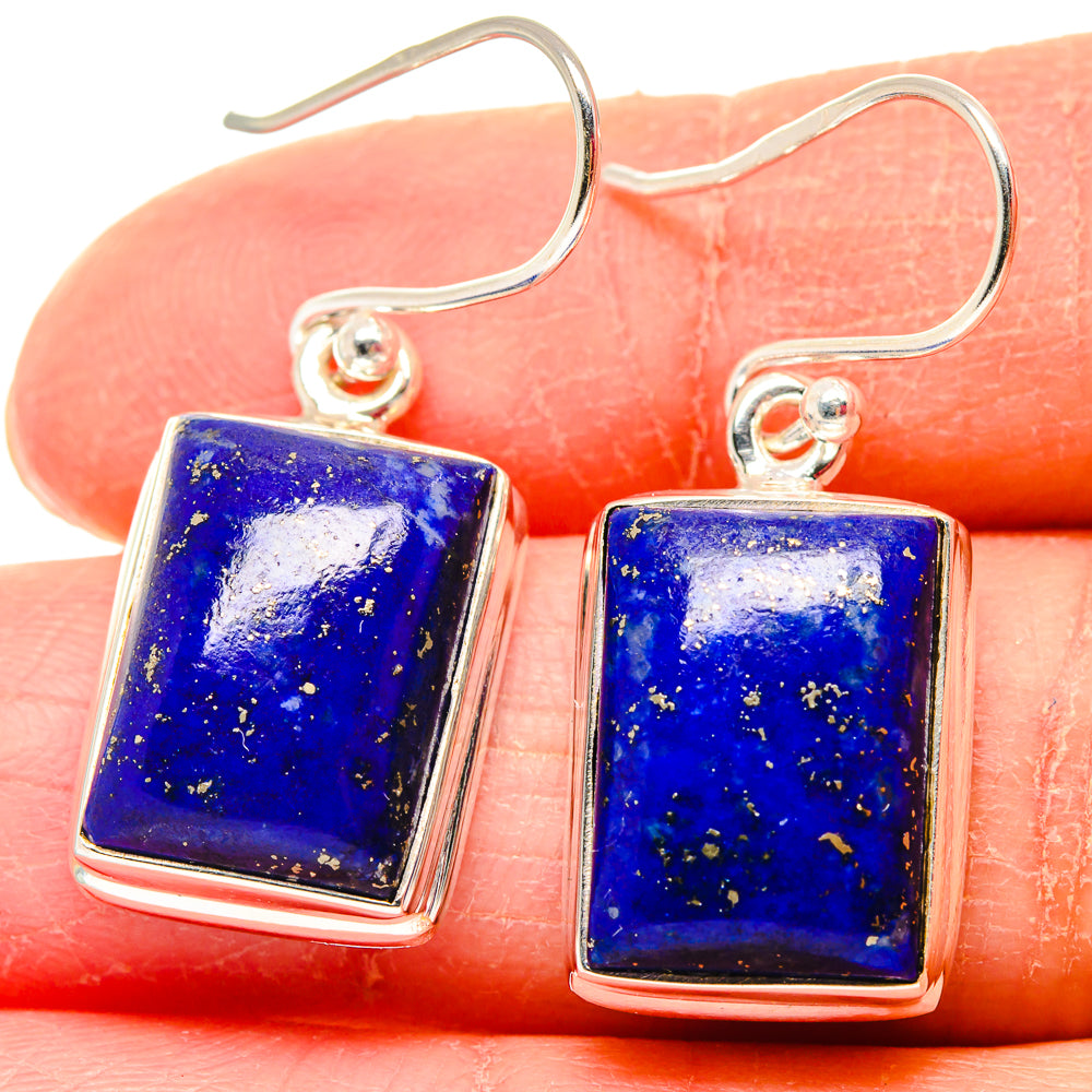 Lapis Lazuli Earrings handcrafted by Anasilvercos - EARR423773