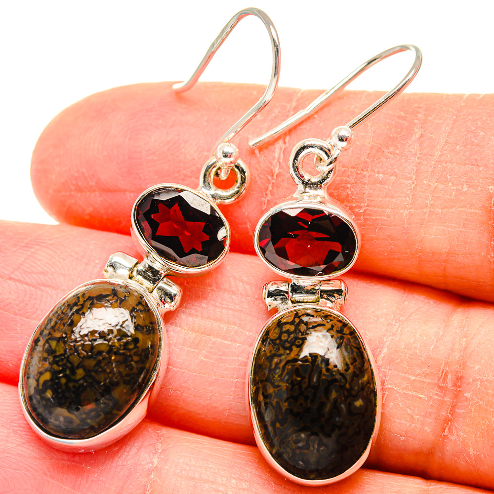 Dinosaur Bone Earrings handcrafted by Anasilvercos - EARR423802