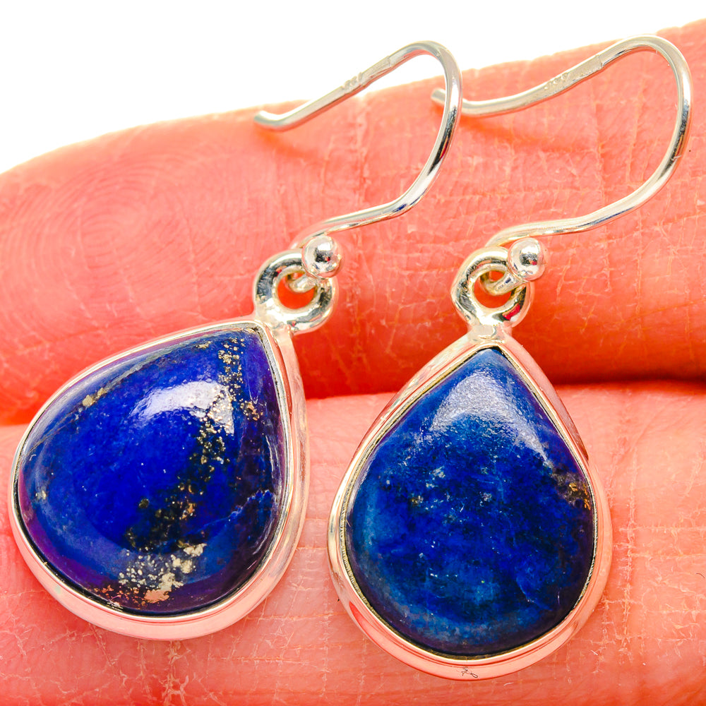 Lapis Lazuli Earrings handcrafted by Anasilvercos - EARR423841