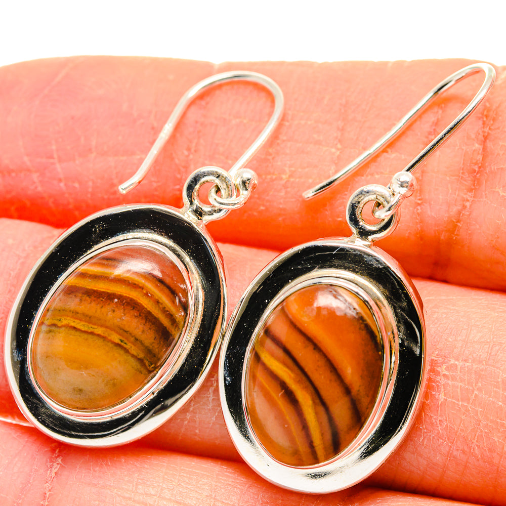 Picture Jasper Earrings handcrafted by Anasilvercos - EARR423974