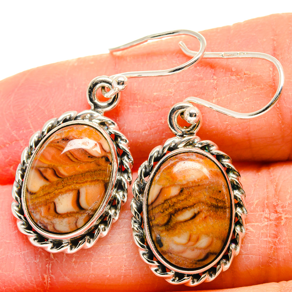 Picture Jasper Earrings handcrafted by Anasilvercos - EARR423977