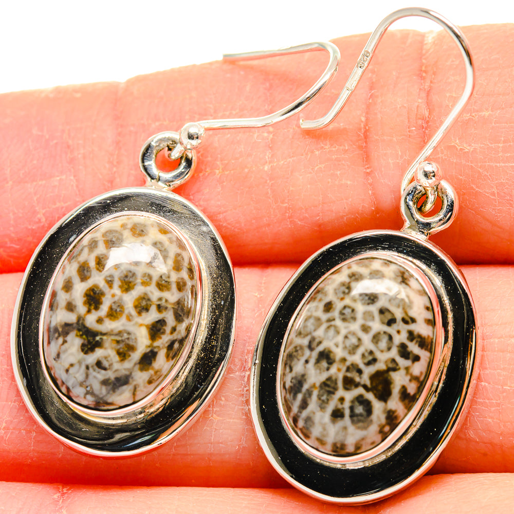 Stingray Coral Earrings handcrafted by Anasilvercos - EARR423987