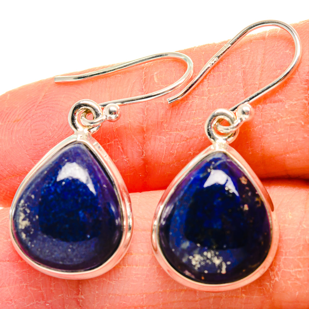 Lapis Lazuli Earrings handcrafted by Anasilvercos - EARR424027