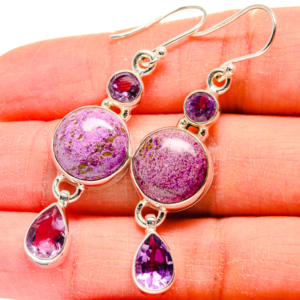 Stichtite Earrings handcrafted by Anasilvercos - EARR424043