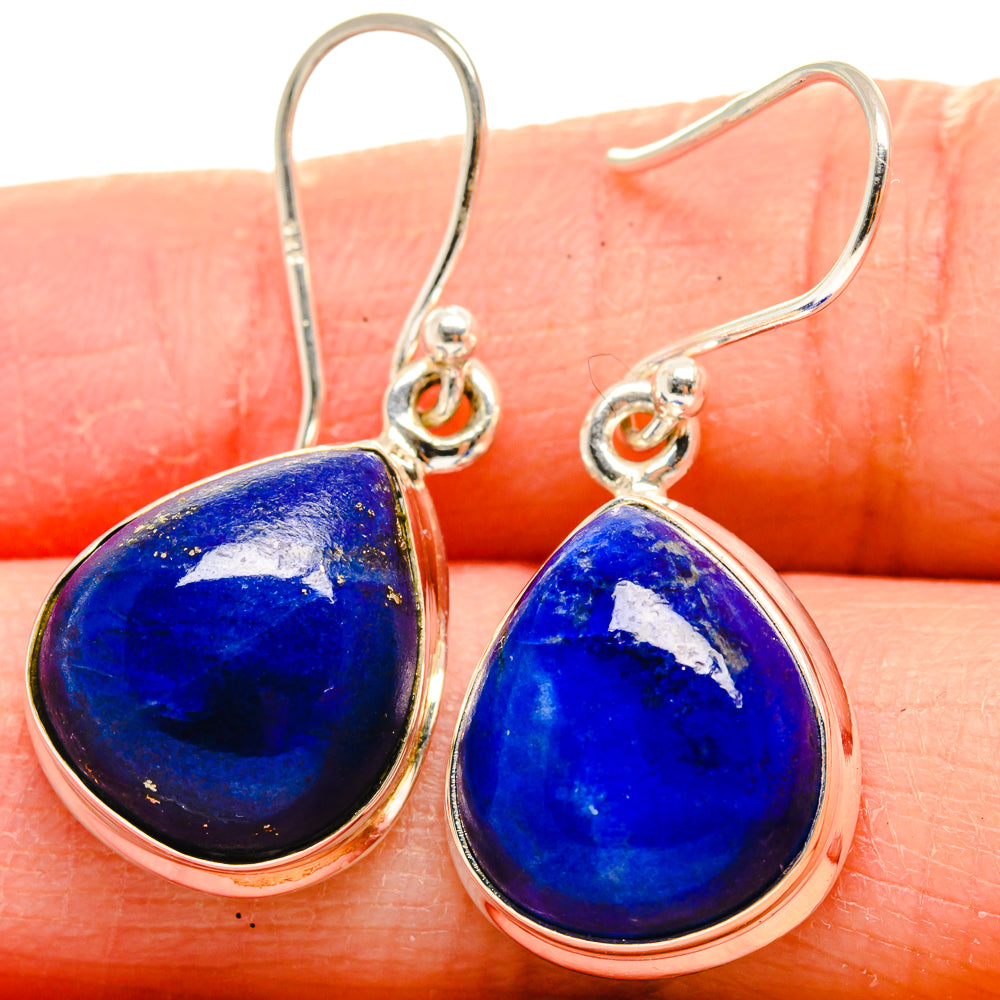 Lapis Lazuli Earrings handcrafted by Anasilvercos - EARR424071