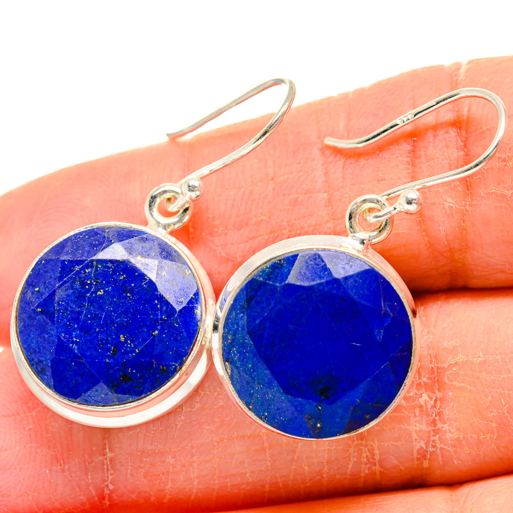 Lapis Lazuli Earrings handcrafted by Anasilvercos - EARR424141