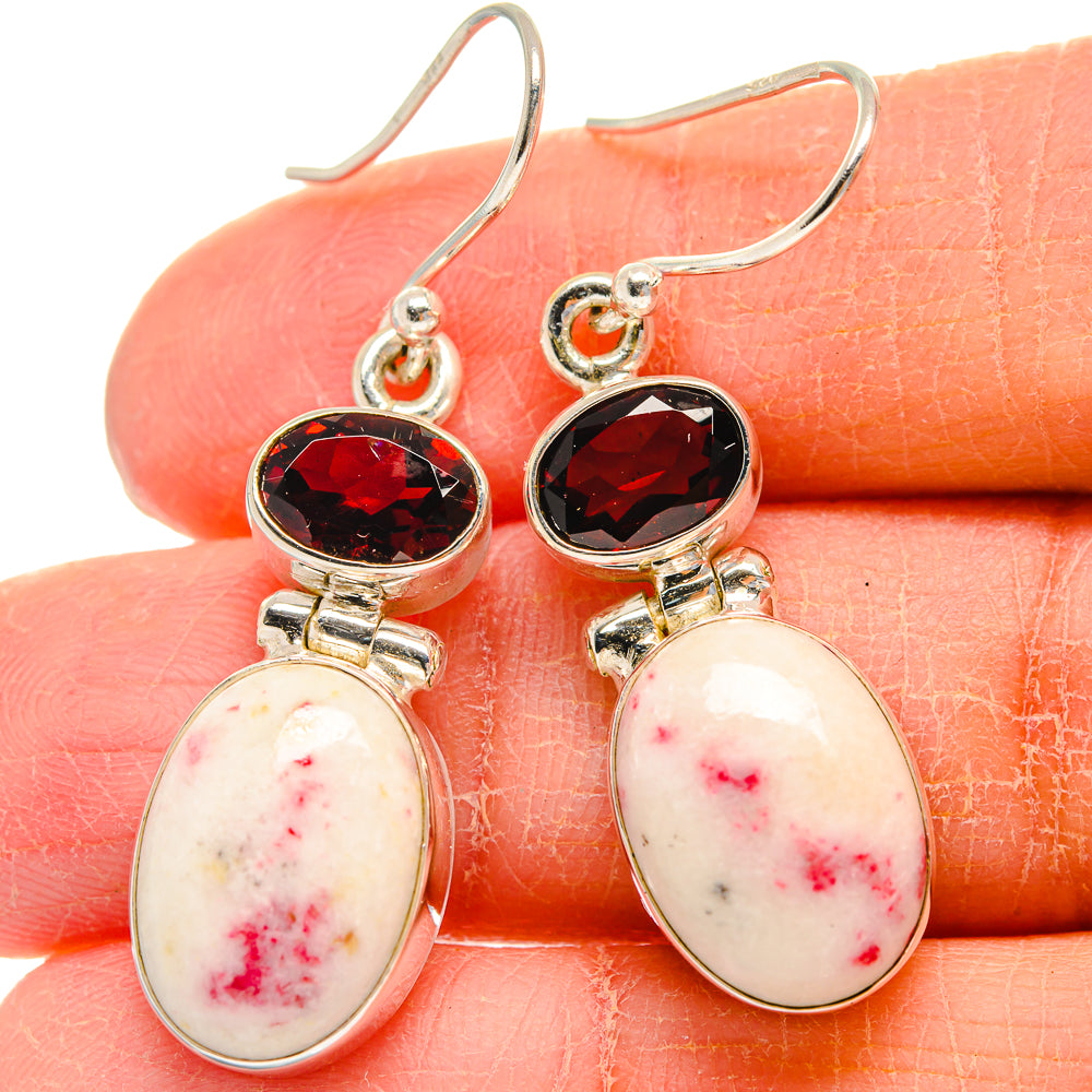 Cinnabar Earrings handcrafted by Anasilvercos - EARR424197